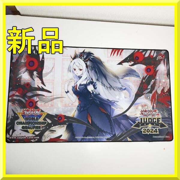 遊戯王 導きの聖女クエム プレイマット WCQ プレマ JUDGE 新品 Konami 2024 海外限定 北米 コナミ ジャッジ yf479