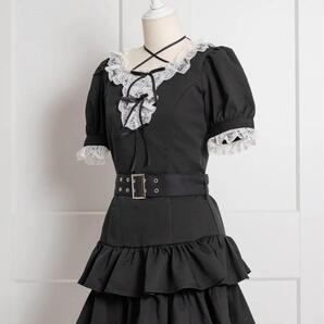 pium レースフリルティアードミニワンピース