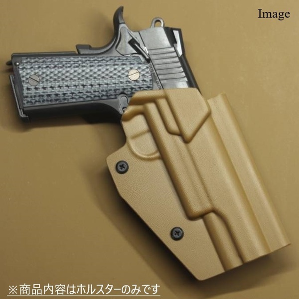 国内製造品 六七五 TM M45A1 専用 カイデックスホルスター Coyote Brownカラー 右用
