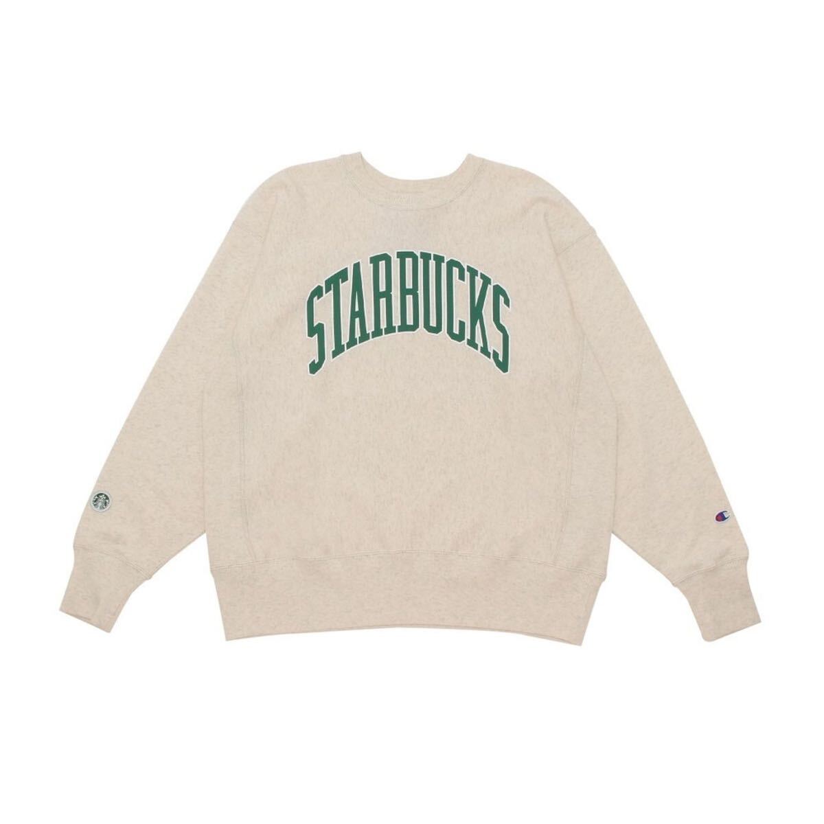スターバックスxビームス リバースウィーブ スウェット オートミール サイズM Yahoo!オークション -「チャンピオン スウェット ビームス」(た