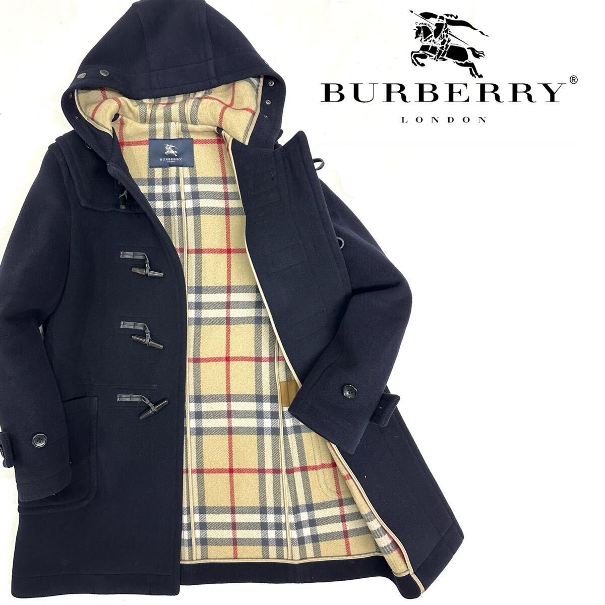 美品 BURBERRY LONDON イタリア製 レザー ダッフルコー 美品 BURBERRY LONDON イタリア製 レザー ダッフルコー 2025年