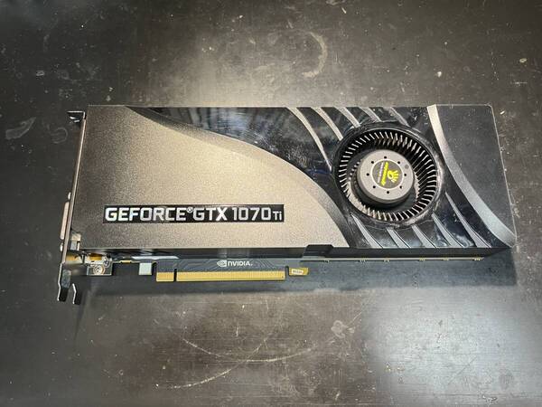 Manli nVIDIA GeForce GTX1070Ti 8GB 外排気タイプ 完全動作品