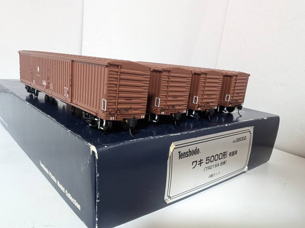 Amazon.co.jp: HOゲージ Tenshodo ワキ5000形 有蓋車 （TR216A