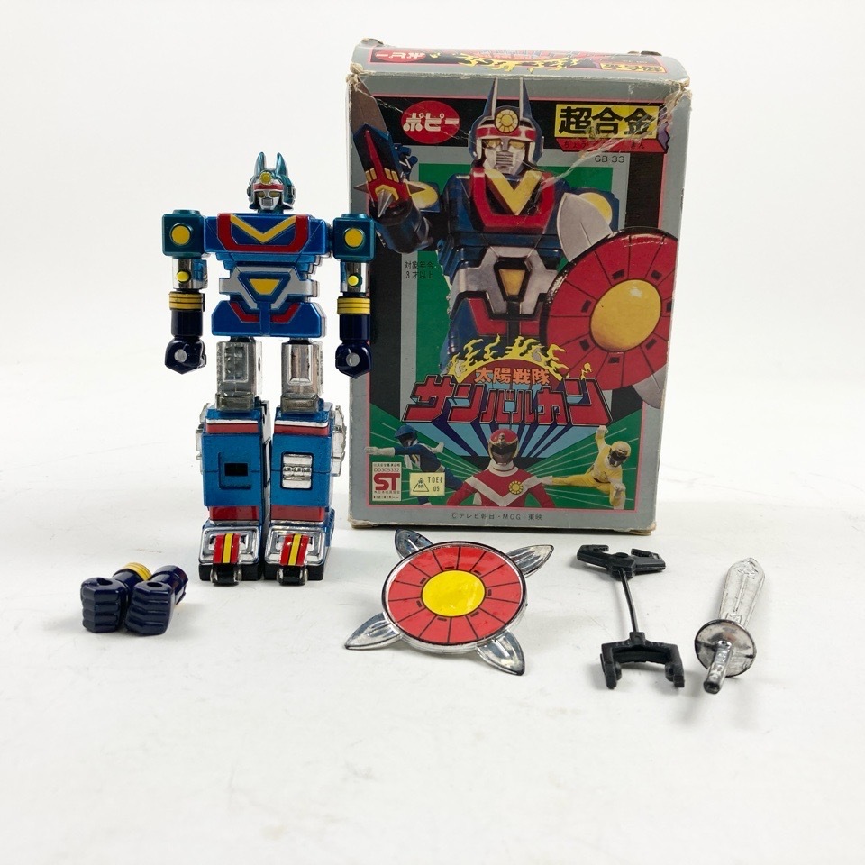 太陽戦隊 サンバルカン レッド 超合金 レア 1981年製 Yahoo!オークション -「サンバルカン」(太陽戦隊サンバルカン