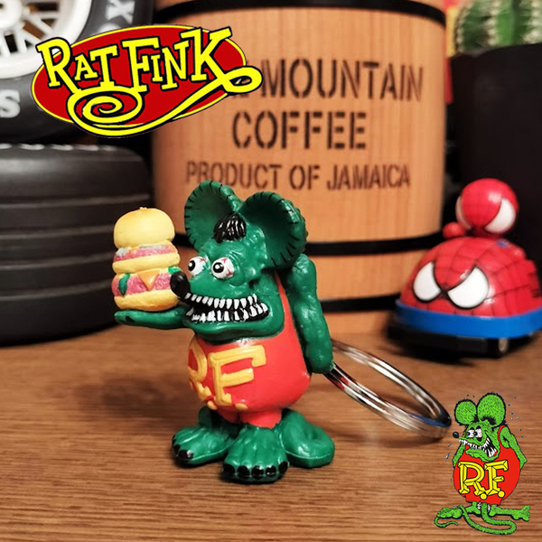 RATFINK ラットフィンク ハンバーガーキャリー ミニフィギュア キーリング 世田谷ベース アメリカン雑貨