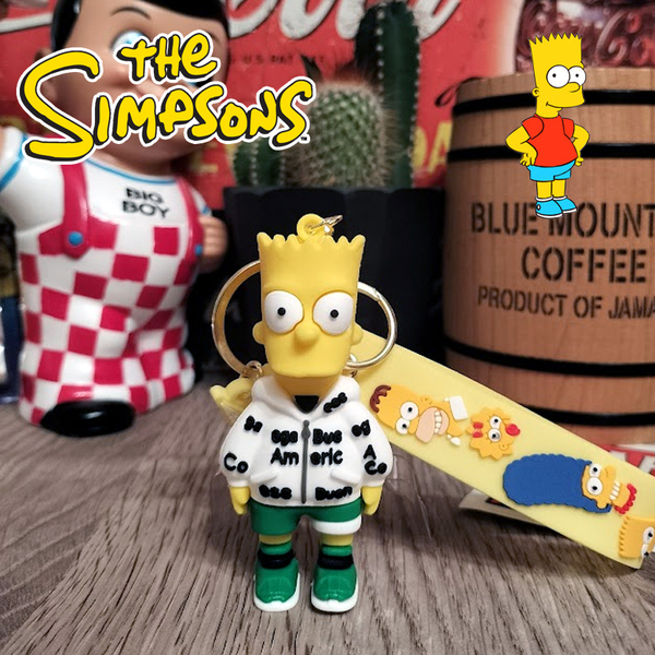 シンプソンズ バート THE SIMPSOMS キーホルダー キーチェーン ストラップ 世田谷ベース アメリカン雑貨
