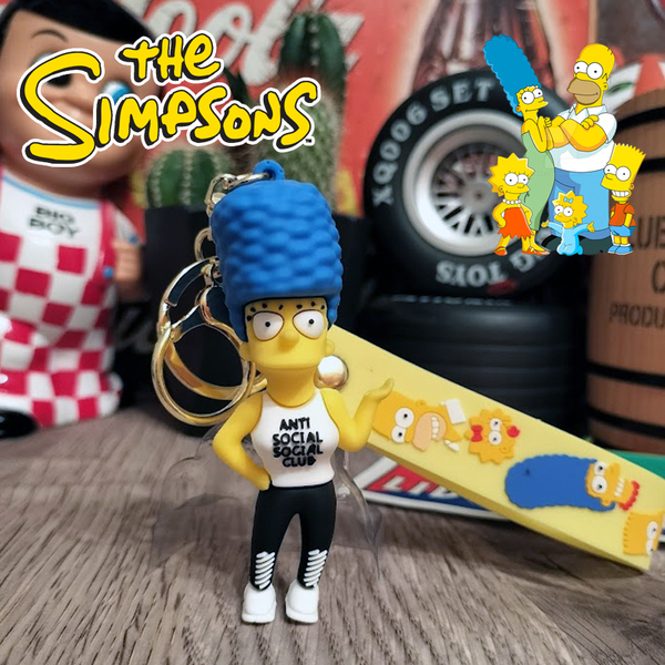 シンプソンズ マージ THE SIMPSOMS キーホルダー キーチェーン ストラップ 世田谷ベース アメリカン雑貨