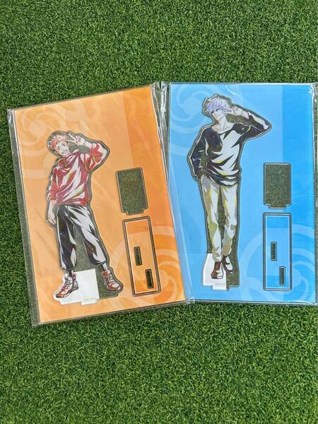 ★新品★送料無料★呪術廻戦五条悟,虎杖 悠仁Ani-Art パーツ付きBIGアクリルスタンド 2個セットでお得
