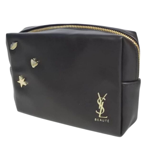 新品 YSL Yves Saint Laurent Beauteイヴ サンローラン ボーテ ポーチ ブラック 化粧品入れ コスメポーチ ノベルティー 旅行 出張 小物入れ