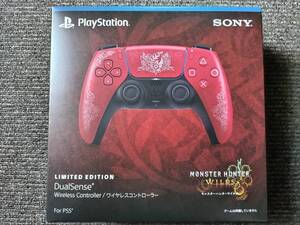 【未開封】 PS5 DualSense ワイヤレスコントローラー モンスターハンターワイルズ リミテッドエディション