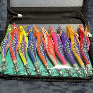 エギ10 セットケース付き3号餌木イカ釣りつりフィッシング新品未使用ポイント消費