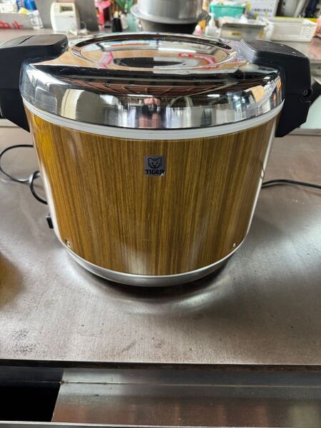 タイガー 電子ジャー 保温ジャー JHA-5400 木目 保温専用 管理番号0057