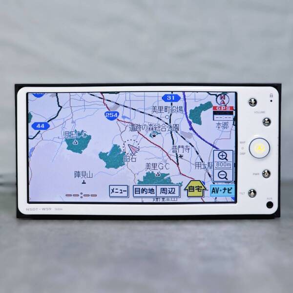 Zx1116|動作確認済|トヨタ純正NSDT-W59 SDナビ 地図2014年 ワンセグ BLUETOOTH DVD AUX ZRR70G ZVW30 NHP10 MNH15 GGH25 エスティマ
