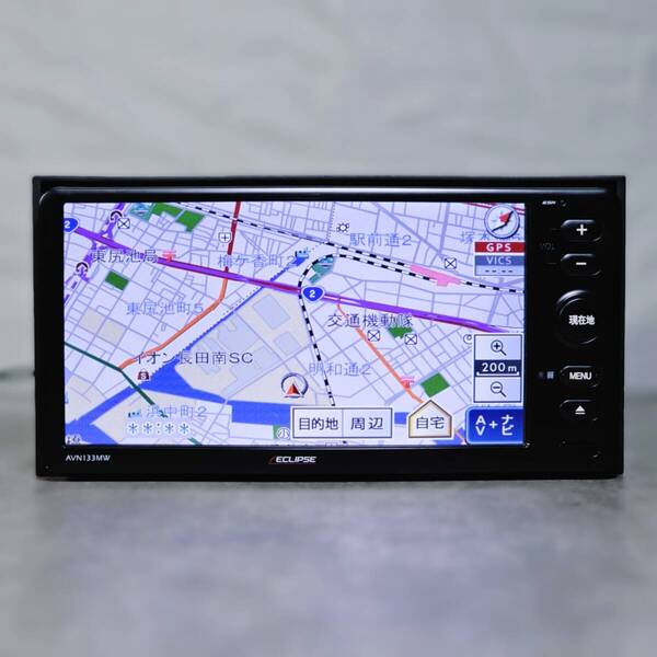 Zx1111|動作確認済|イクリプス AVN113MW メモリーナビ|地図2013年|ワンセグ CD USB ラジオ|ECLIPSE カーナビ 135001-58100142 富士通