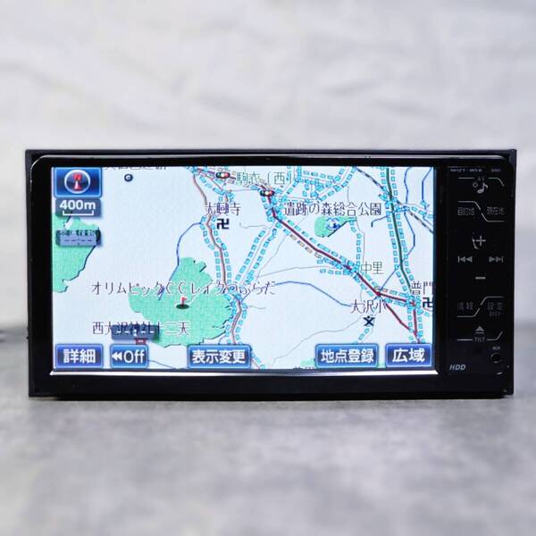 Zx1119|動作確認済 トヨタ/ダイハツ純正 NHZT-W58 HDDナビ 地図2012年 DVD TVフルセグ HDD AUX SD ZVW30 NHP10 MNH エスティマ