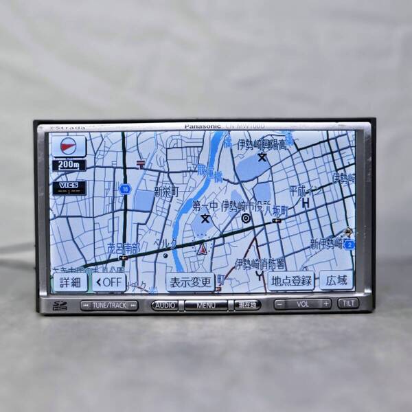 Zx1214|動作確認済|パナソニックストラーダ CN-MW100Dメモリーナビ|地図2009年|DVD ワンセグ SD USB