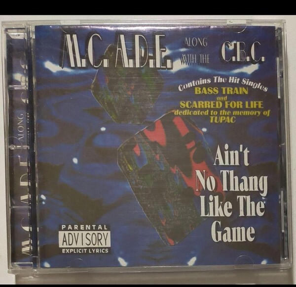 M.C. A.D.E./AIN'T NO THANG LIKE THE GAME ギャングスタラップ ギャングスタラブ GANGSTA LUV g-rap mc ade a13-12