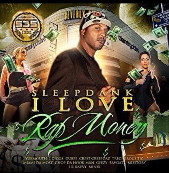 SLEEPDANK/I LOVE RAP MONEY ギャングスタラップ G-RAP hiphop ヒップホップ カリフォルニア ウエストコースト 15-10