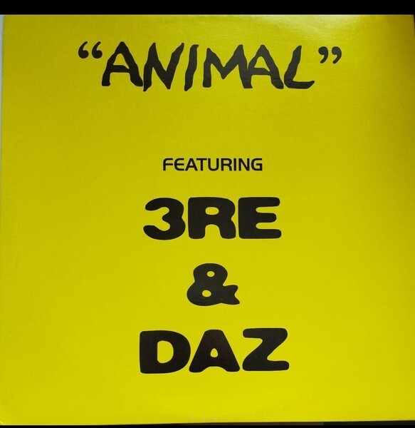 3RE THA HARDAWAY&DAZ/ANIMAL レコード ギャングスタラップ 西海岸 ウエストコースト サイド G-RAP west side coast アナログ r21-8