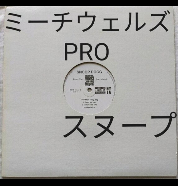 SNOOP DOGG/**** WHAT THEY SAY ギャングスタラップ g-rap レコード ロングビーチ ロサンゼルス カリフォルニア longbeach LBC west coast
