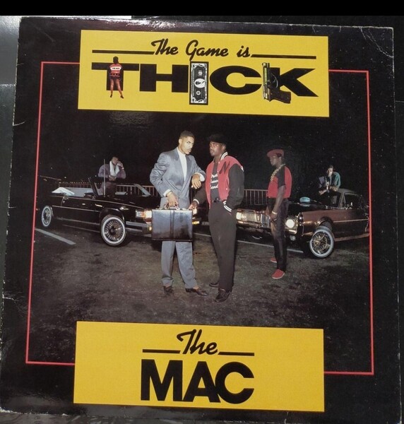 THE MAC/THE GAME IS THICK カイリーPRO ジャケ付レコード ギャングスタラップ G-RAP KHAYLEE カリフォルニア ウエストサイド コースト