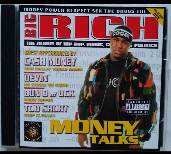 BIG RICH/MONEY TALKS ギャングスタラップ g-rap ヒップホップ hiphop 20-3