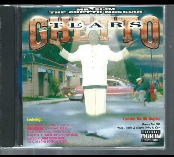 GHETTO TEARS ギャングスタラップ G-RAP hiphop ヒップホップ mr.slim x-con rated x skull dugrey
