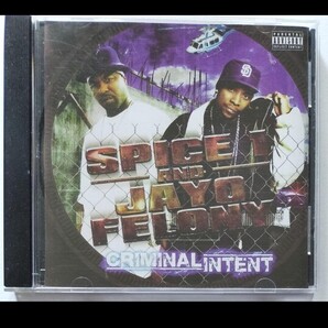 SPICE1 AND JAYO FELONY/CRIMINAL INTENT ギャングスタラップ G-RAP カリフォルニア ウエストサイド コースト west coast side