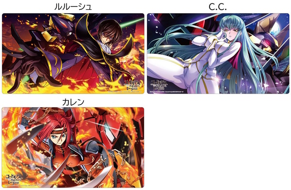 ラバーデスクマットコレクション コードギアス 反逆のルルーシュ ロストストーリーズ ルルーシュ/C.C./カレン プレイマット TSUKINAGI