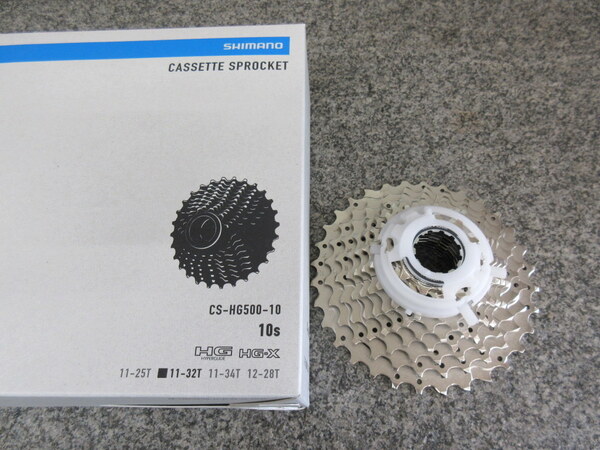 Shimano カセットスプロケット 10S 11-32T CS-HG500-10 未使用品