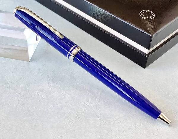 【未使用】 モンブラン ボールペン ジェネレーション 紺色 MONTBLANC ツイスト式 箱・説明書付き