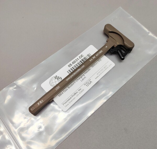 ★★米軍 実物 PRI M84 Gas Buster チャージングハンドル FDE 新品★★PRI Mk12 mod H AR15 SPR PTW トレポ GBB WA MWS mk18 peq pvs