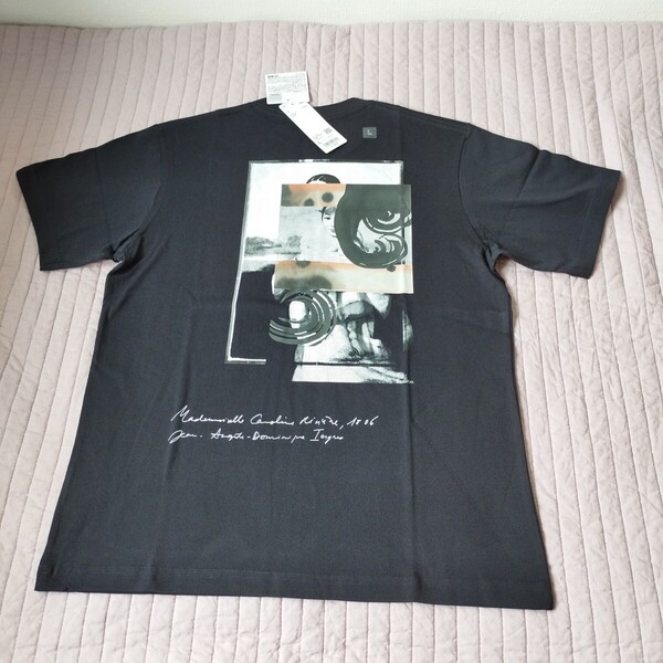 1点のみ 未使用 ユニクロ UT ルーヴル美術館 x カミーユ・アンロ 半袖 Tシャツ L メンズ 黒 ブラック 夏 おススメ 匿名 送料無料