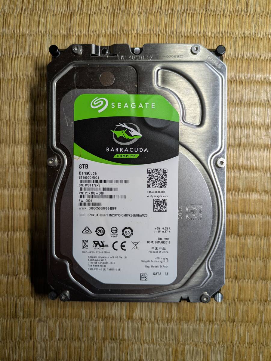 Seagate ST8000DM004 8TB 3.5インチ 4台セット 中古 - メルカリ