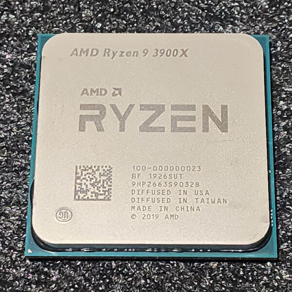 CPU AMD RYZEN9 3900X 3.8GHz 12コア24スレッド Socket AM4 PCパーツ 動作確認済み