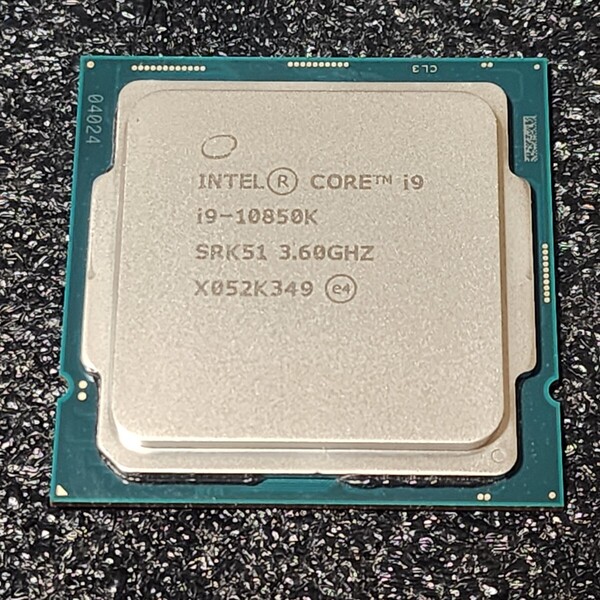 CPU Intel Core i9 10850K 3.6GHz 10コア20スレッド CometLake LGA1200 PCパーツ インテル 動作確認済み