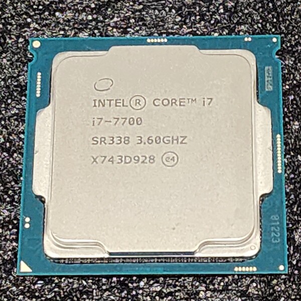 CPU Intel Core i7 7700 3.6GHz 4コア8スレッド KabyLake PCパーツ インテル 動作確認済み (10)