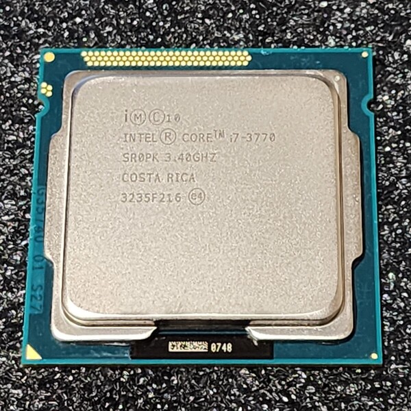 CPU Intel Core i7 3770 3.4GHz 4コア8スレッド IvyBridge LGA1155 PCパーツ インテル 動作確認済み