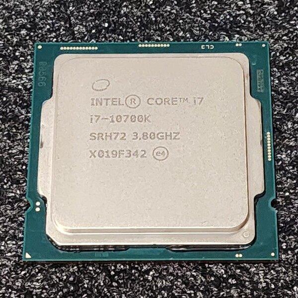 CPU Intel Core i7 10700K 3.8GHz 8コア16スレッド CometLake LGA1200 PCパーツ インテル 動作確認済み