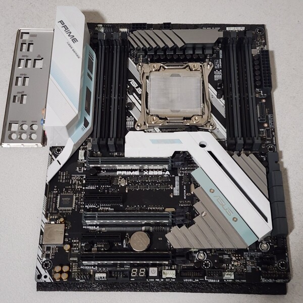 ASUS PRIME X299-A IOパネル付属 LGA2066 ATXマザーボード 最新Bios 動作確認済 PCパーツ