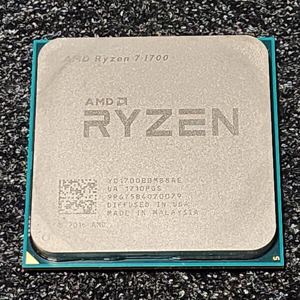 CPU AMD RYZEN7 1700 3.0GHz 8コア16スレッド Socket AM4 PCパーツ 動作確認済み (2)