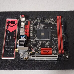 ASRock FATAL1TY X370 Gaming-ITX/ac IOパネル付属 Socket AM4 Mini-ITXマザーボード RYZEN5000シリーズ対応 最新Bios 動作確認済 PCパーツ