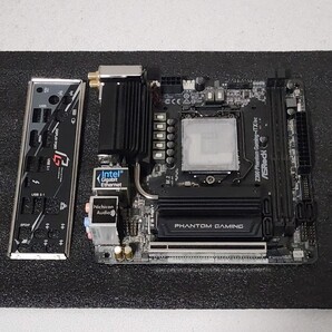 ASRock Z390 Phantom Gaming-ITX/ac IOパネル付属 LGA1151 Mini-ITXマザーボード 第8・9世代CPU対応 最新Bios 動作確認済 PCパーツ