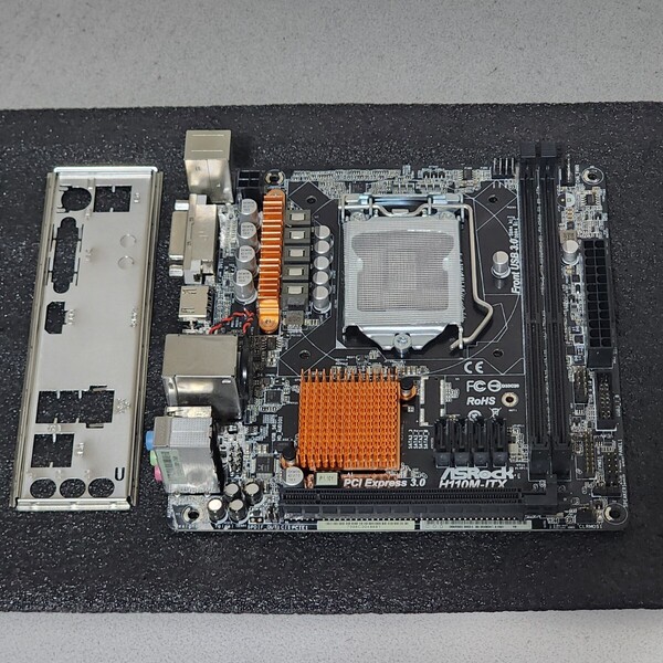 ASRock H110M-ITX IOパネル付属 LGA1151 Mini-ITXマザーボード 第6・7世代CPU対応 最新Bios 動作確認済 PCパーツ (4)