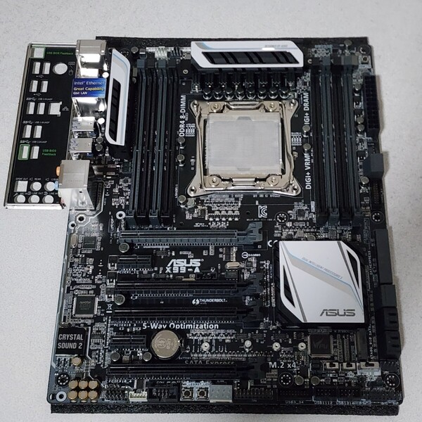 ASUS X99-A IOパネル付属 LGA2011-3 ATXマザーボード 最新Bios 動作確認済 PCパーツ