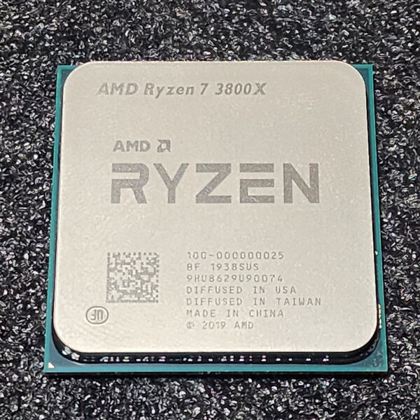 CPU AMD RYZEN7 3800X 3.9GHz 8コア16スレッド Socket AM4 PCパーツ 動作確認済み