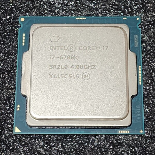 CPU Intel Core i7 6700K 4.0GHz 4コア8スレッド SkyLake PCパーツ インテル 動作確認済み