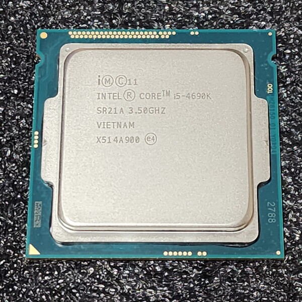 CPU Intel Core i5 4690K 3.5GHz 4コア4スレッド Haswell LGA1150 PCパーツ インテル 動作確認済み