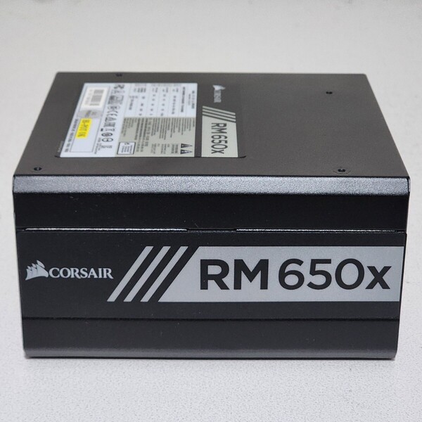 CORSAIR RM650x(RPS0015) 650W 80PLUS GOLD認証 ATX電源ユニット フルプラグイン 動作確認済み PCパーツ