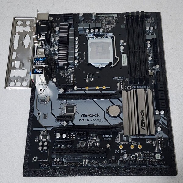 ASRock Z370 Pro4 IOパネル付属 LGA1151 ATXマザーボード 第8・9世代CPU対応 最新Bios 動作確認済 PCパーツ